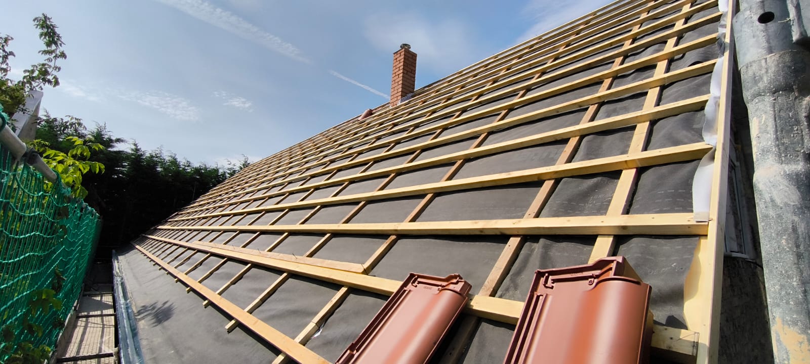 Steildach-Eindeckung – Holzbau Berger